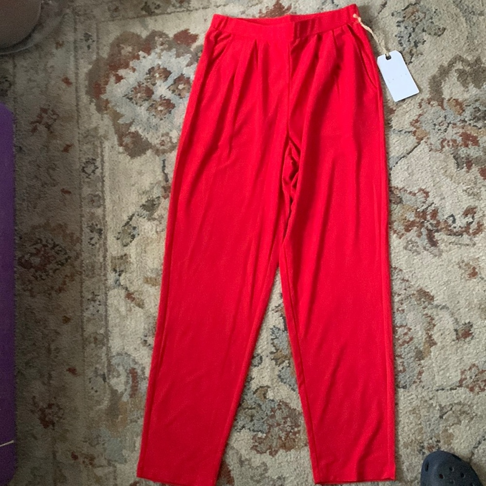 Red pants